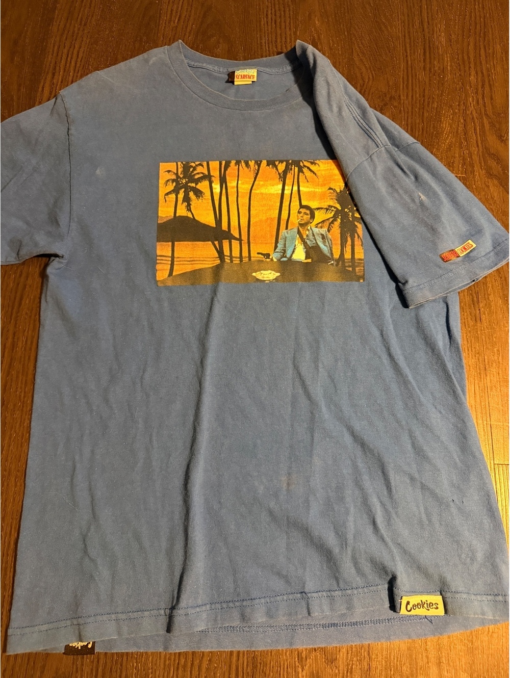Cookies SF x Scarface Tropic Sunset Tony Montana Tee L